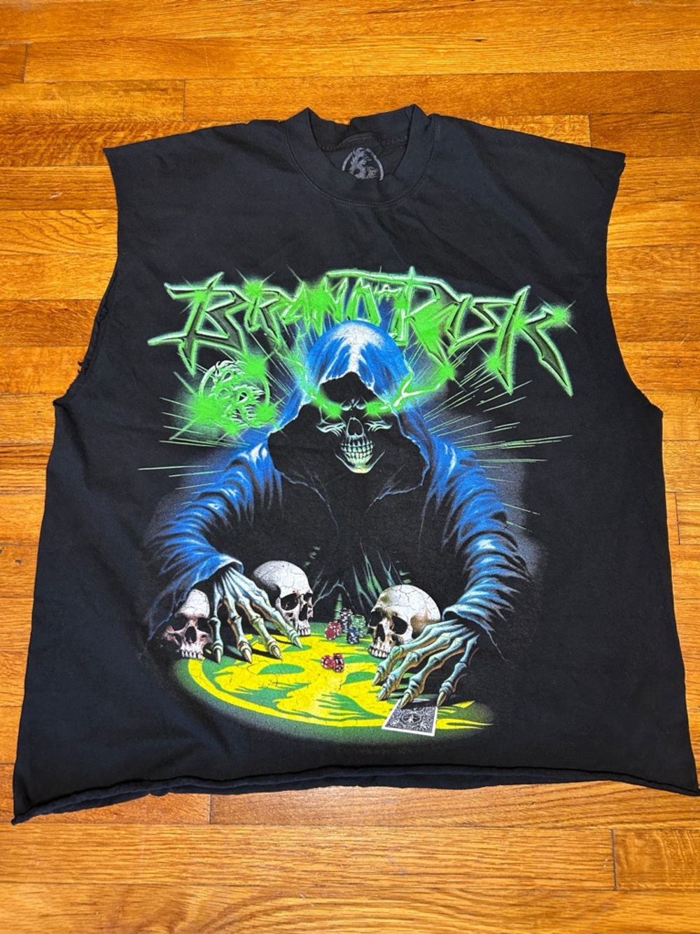 Brand Risk Gambling with Death Blach Tee